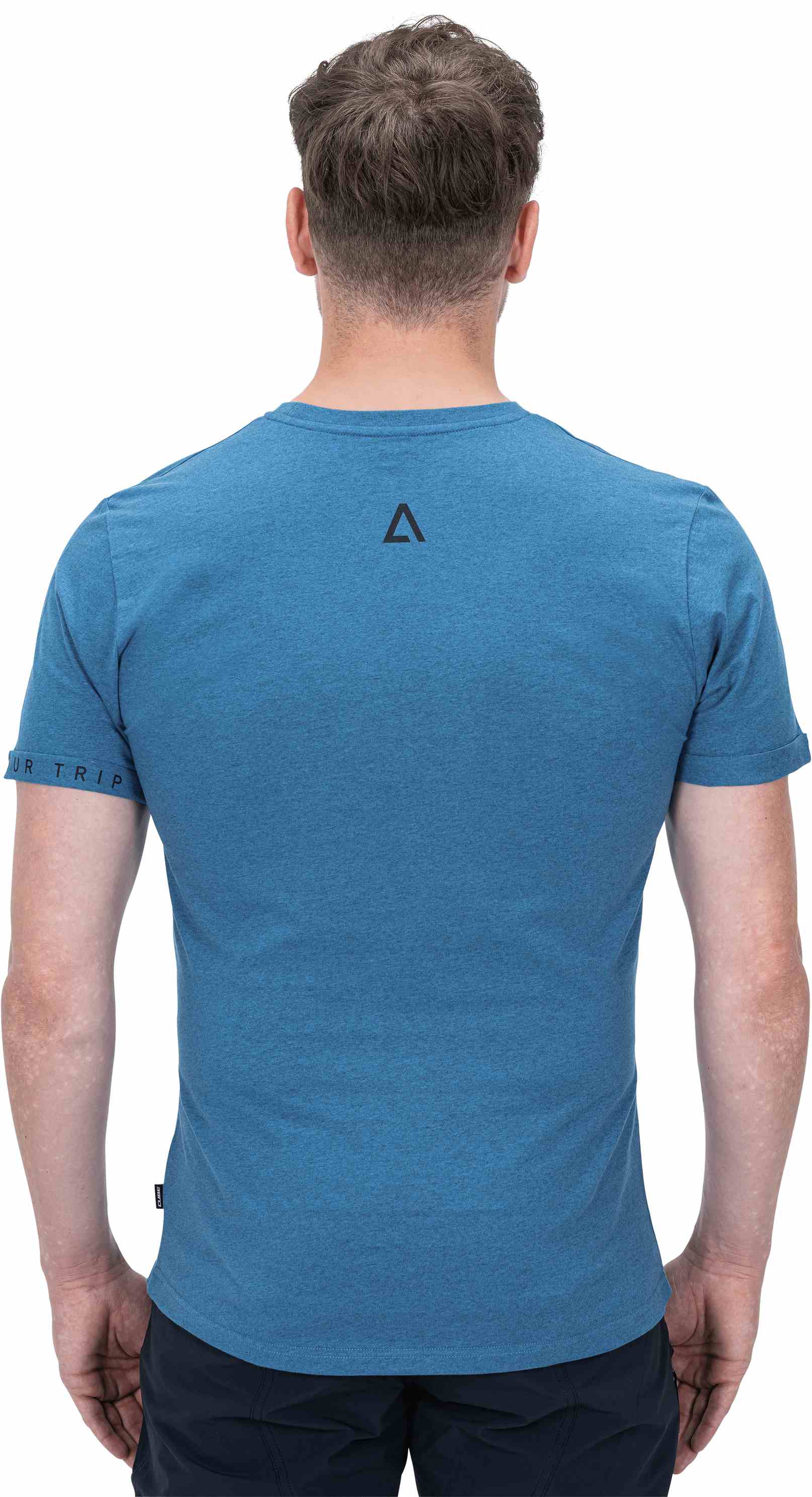 ACID Organic T-Shirt Classic Logo Blue - Image 3