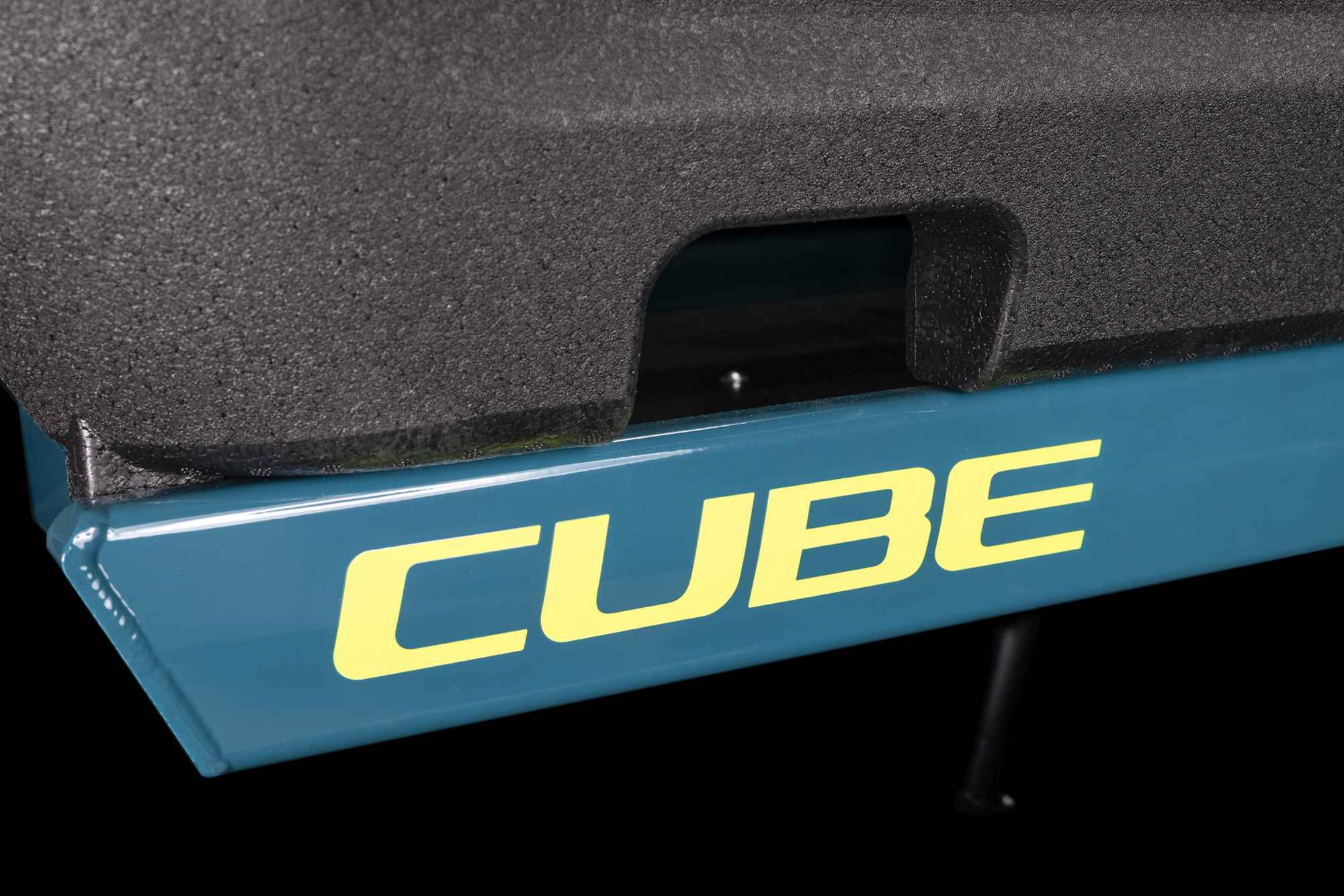 CUBE Cargo Sport Dual Hybrid 1000 Blue/Lime - Image 5